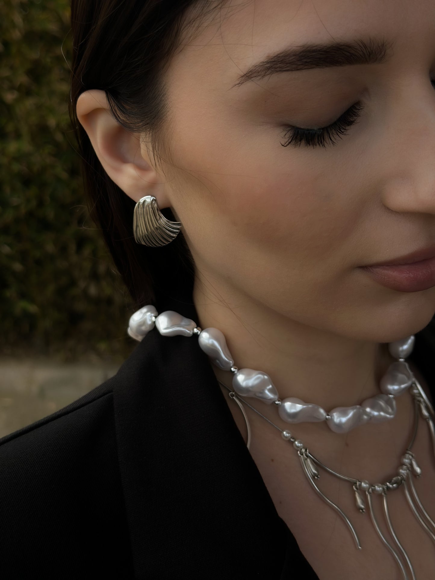 “Waves of Light” earrings