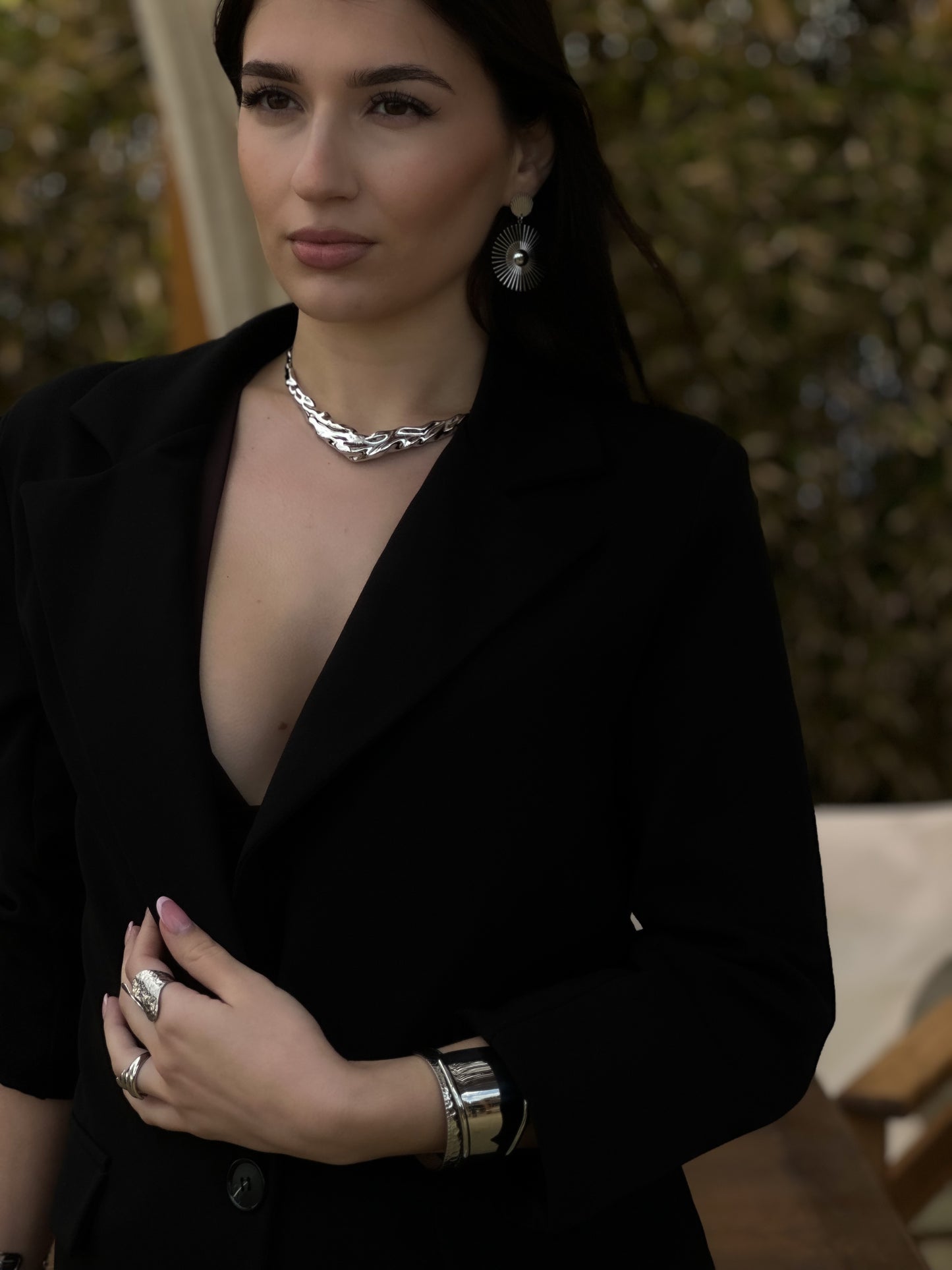 “Liquid Edge” necklace