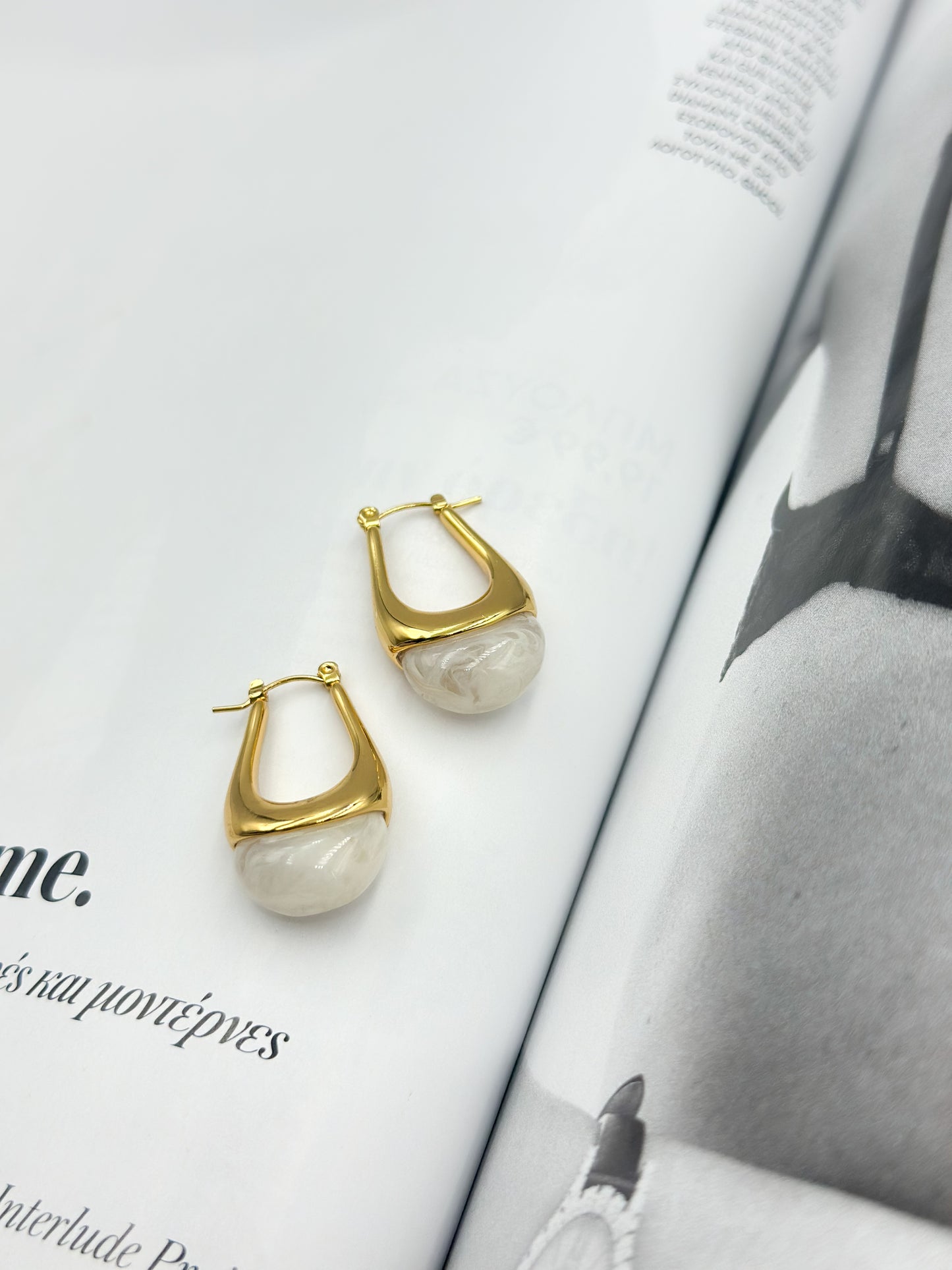“White glow” hoops