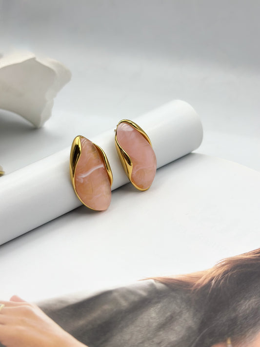 “Whisper of Rose” Earrings