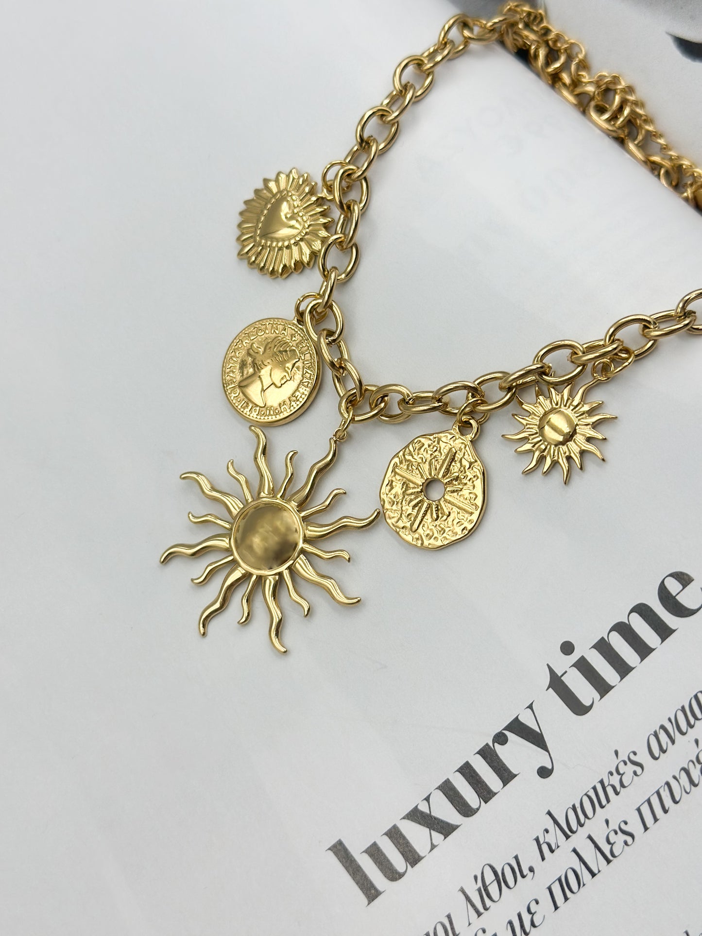 Sun necklace