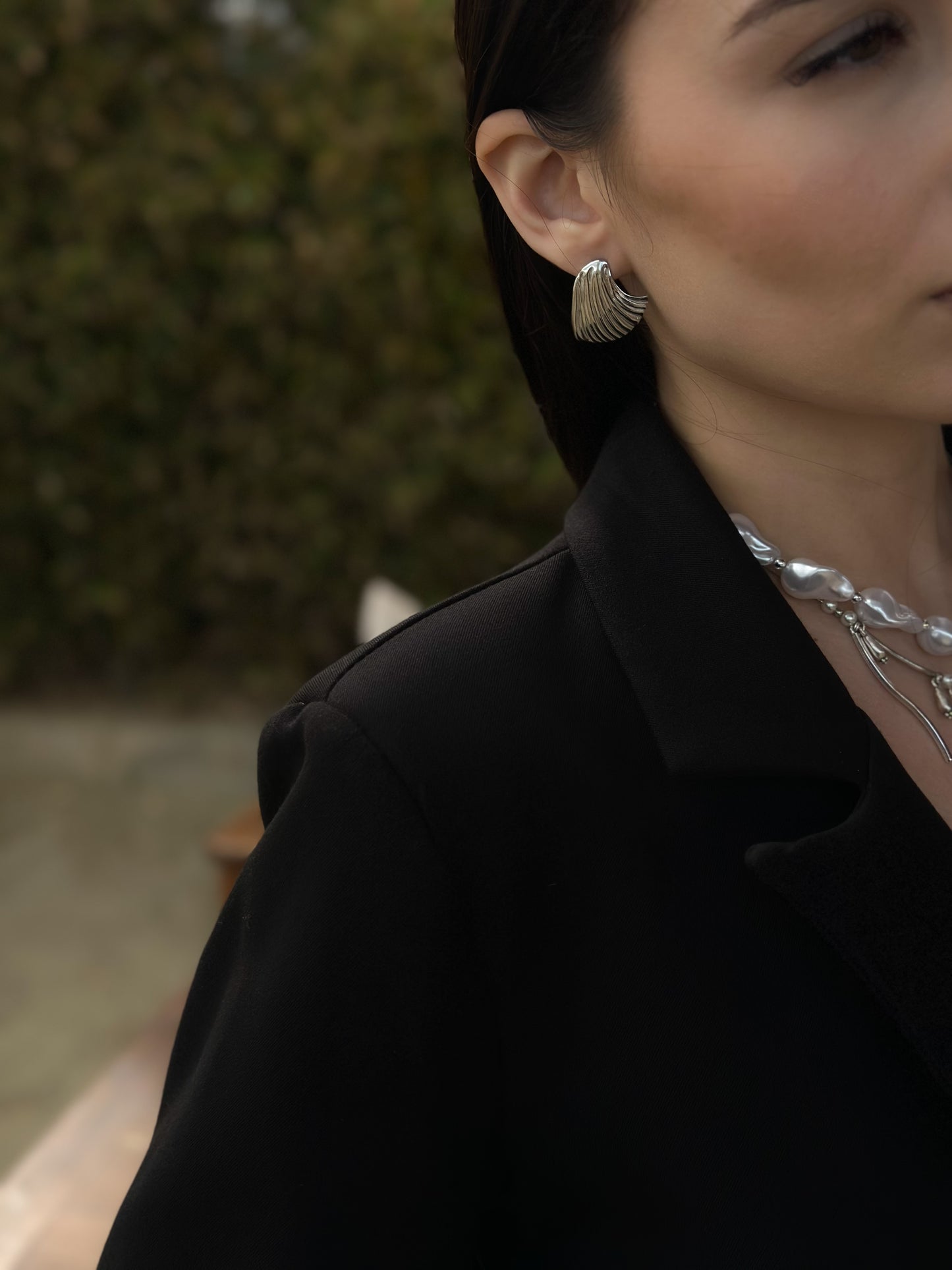 “Waves of Light” earrings