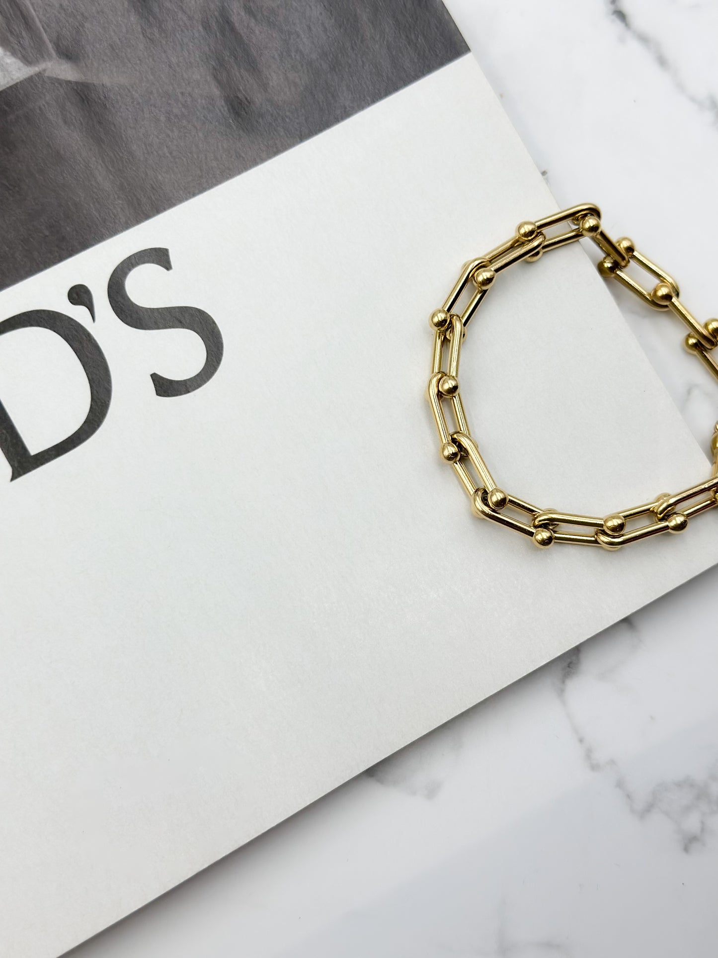 Gold Link Bracelet