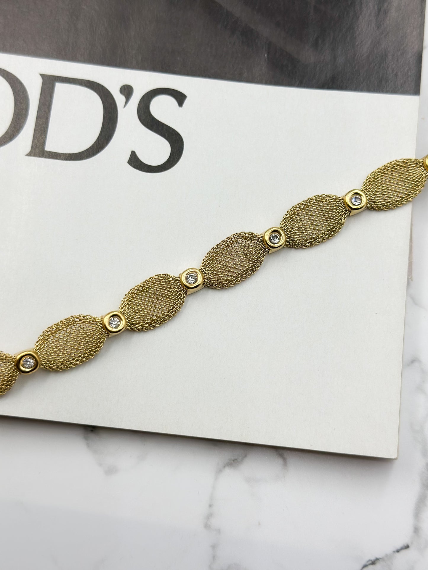 “Mesh Elegance” bracelet