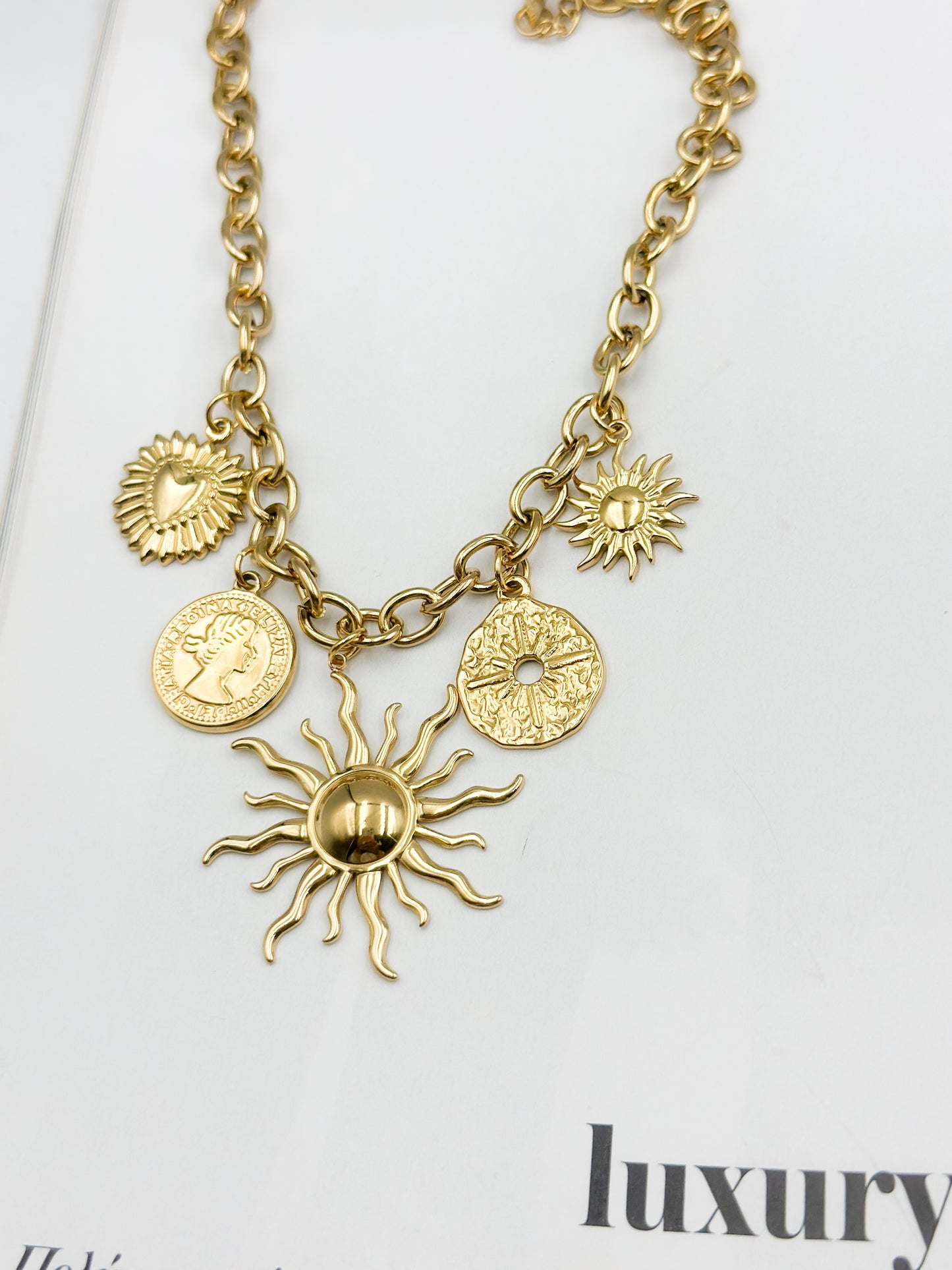Sun necklace