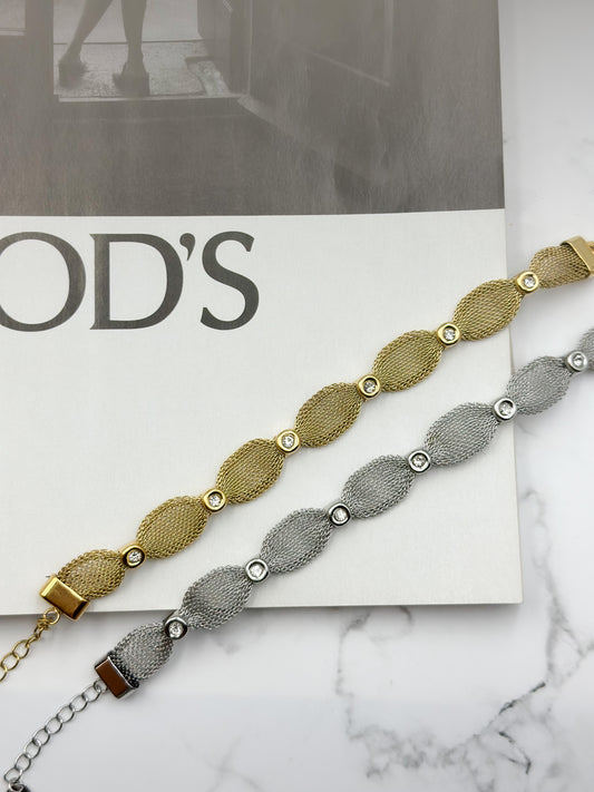 “Mesh Elegance” bracelet