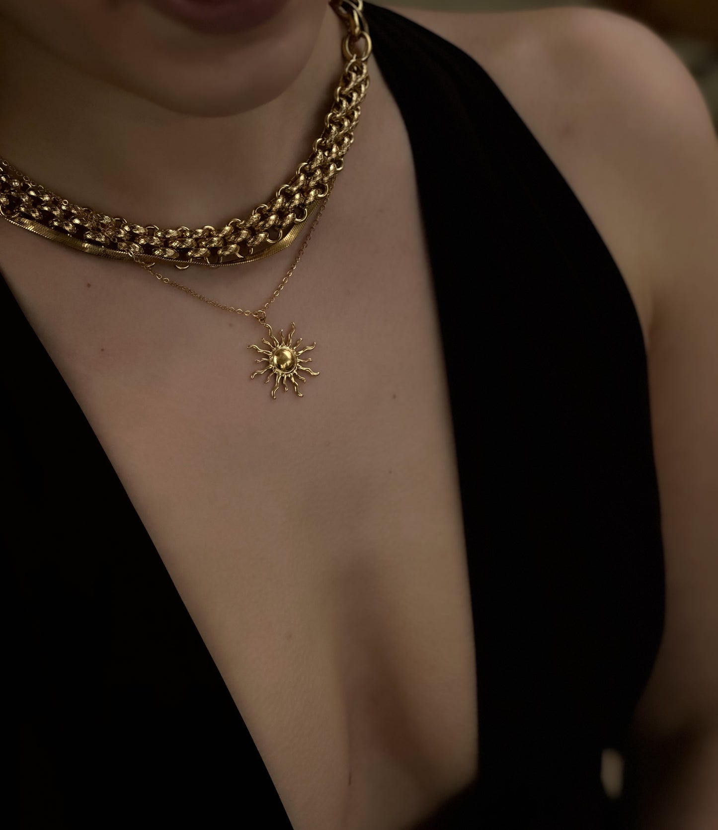 Sun necklace