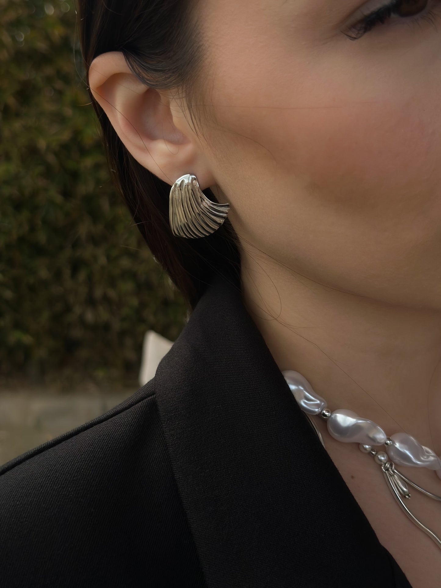 “Waves of Light” earrings