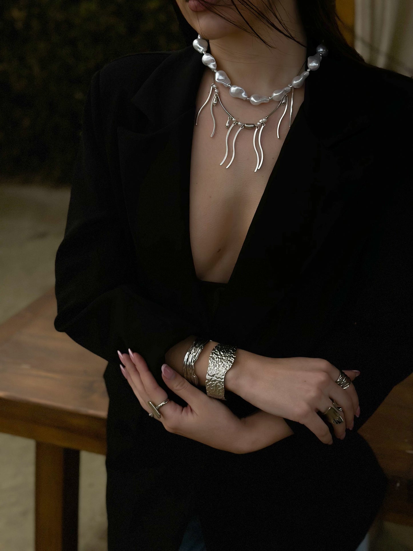 “Liquid Dance” necklace