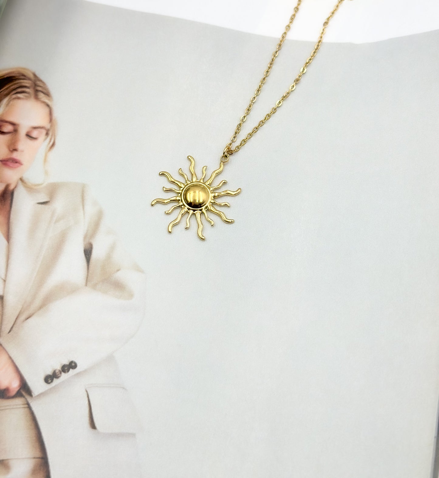 Sun necklace