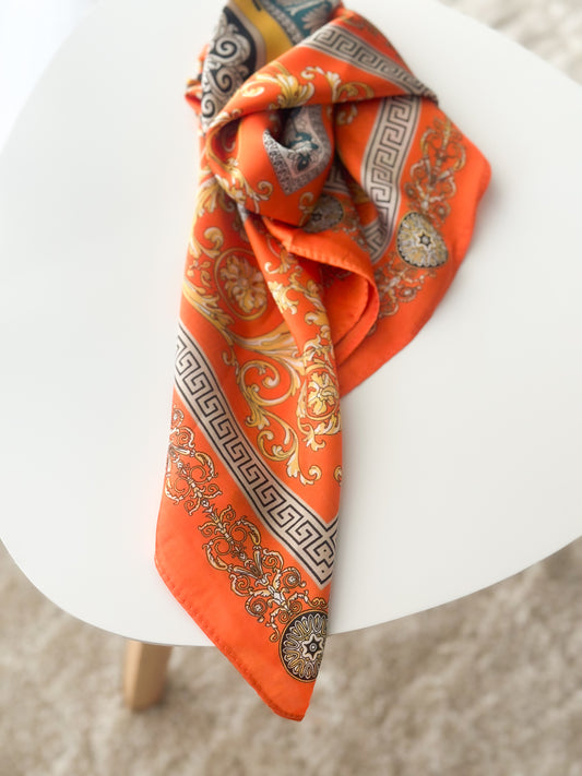 Orange scarf