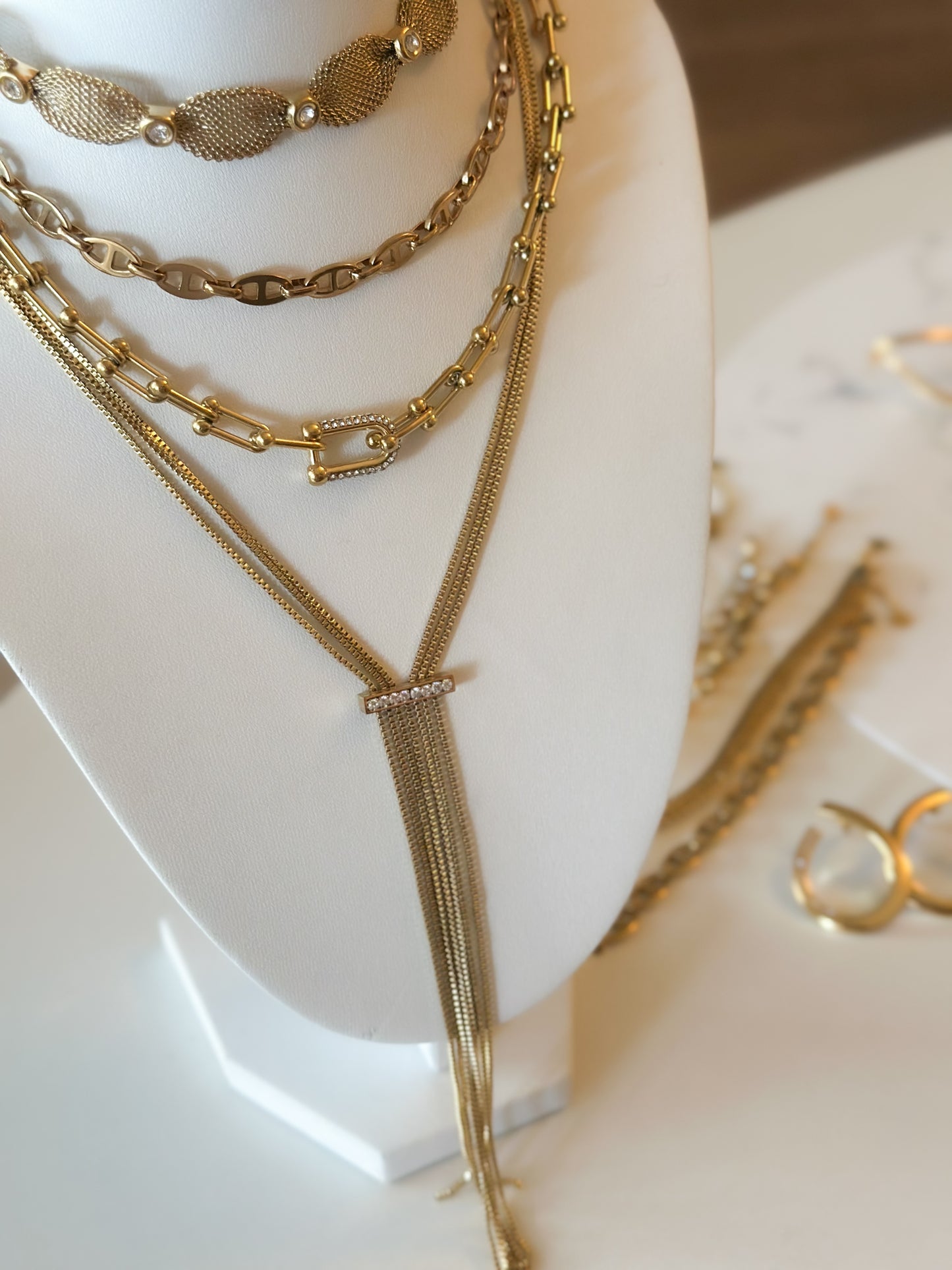 “Aurora Long Tie” Necklace