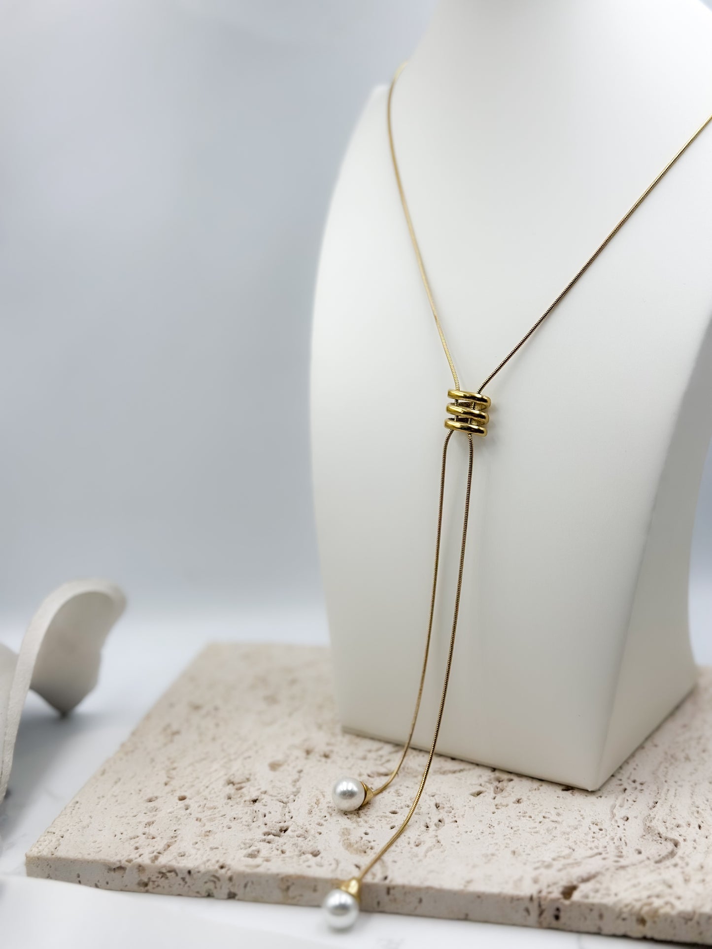 “Lina Pearl Drop” Necklace