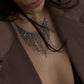 “Silver Cascade” necklace