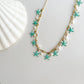 “Turquoise starfish” necklace