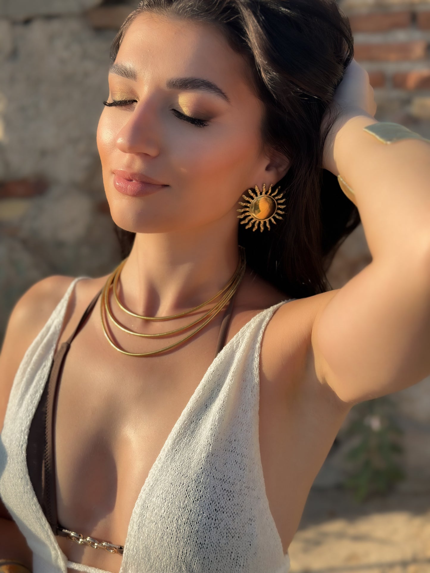 Sun earrings