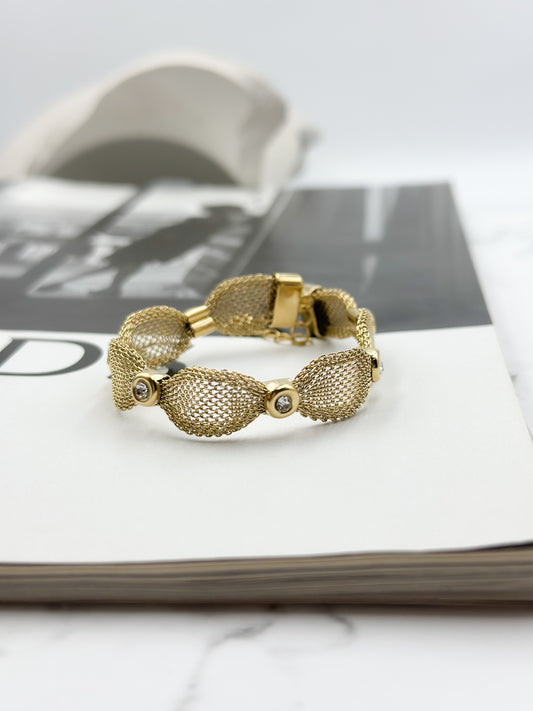 “Mesh Elegance” bracelet