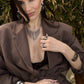 “Silver Cascade” necklace