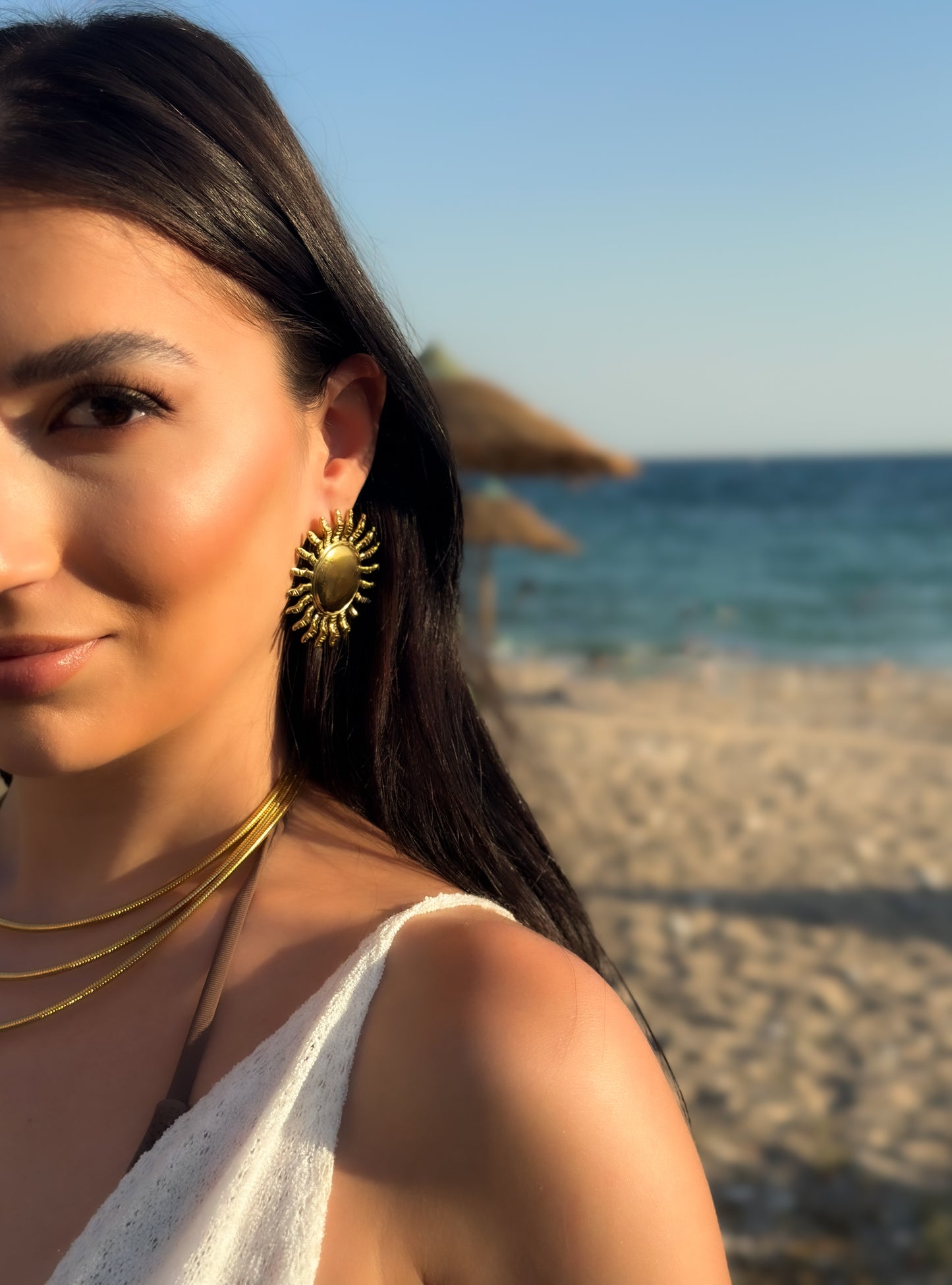 Sun earrings