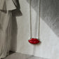 “Red kiss” necklace