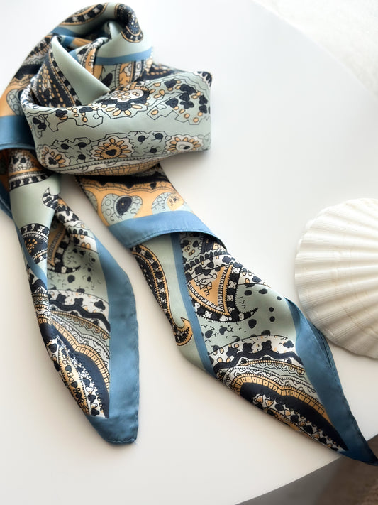 Blue scarf