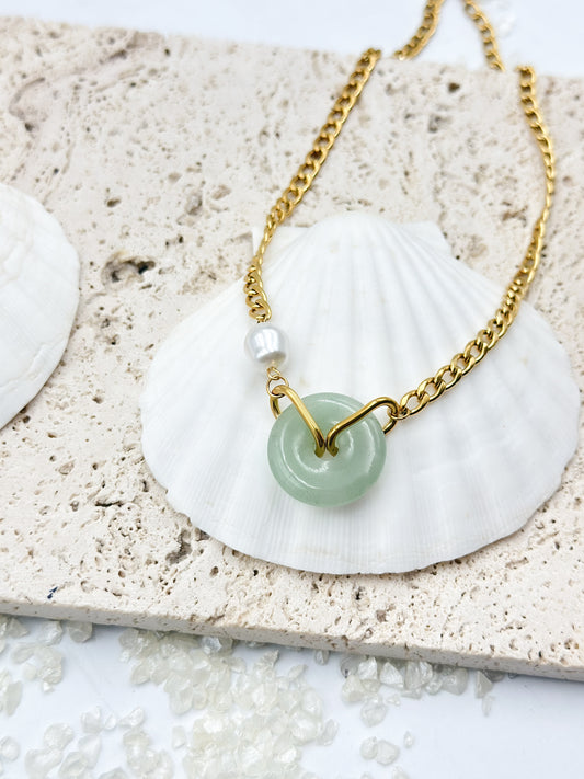 “Lira Verde” necklace