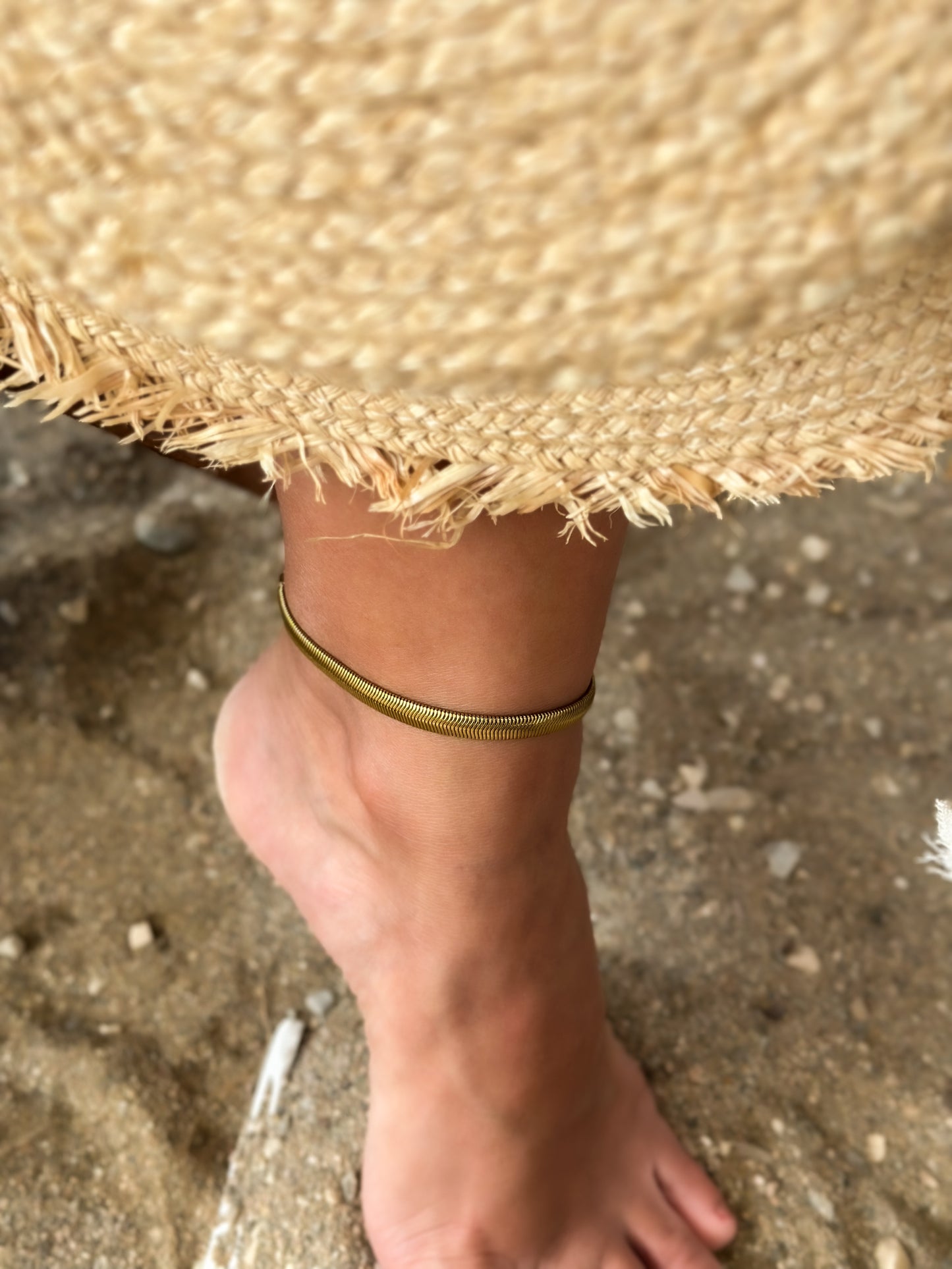 Golden anklet