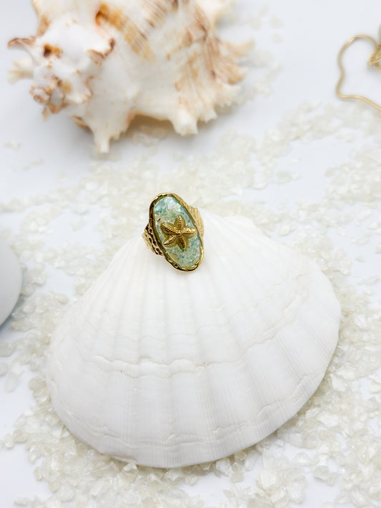 “Star of the sea” ring