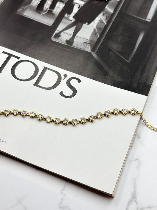 “Glow hearts” bracelet