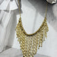 “Silver Cascade” necklace