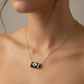 Eye charm necklace