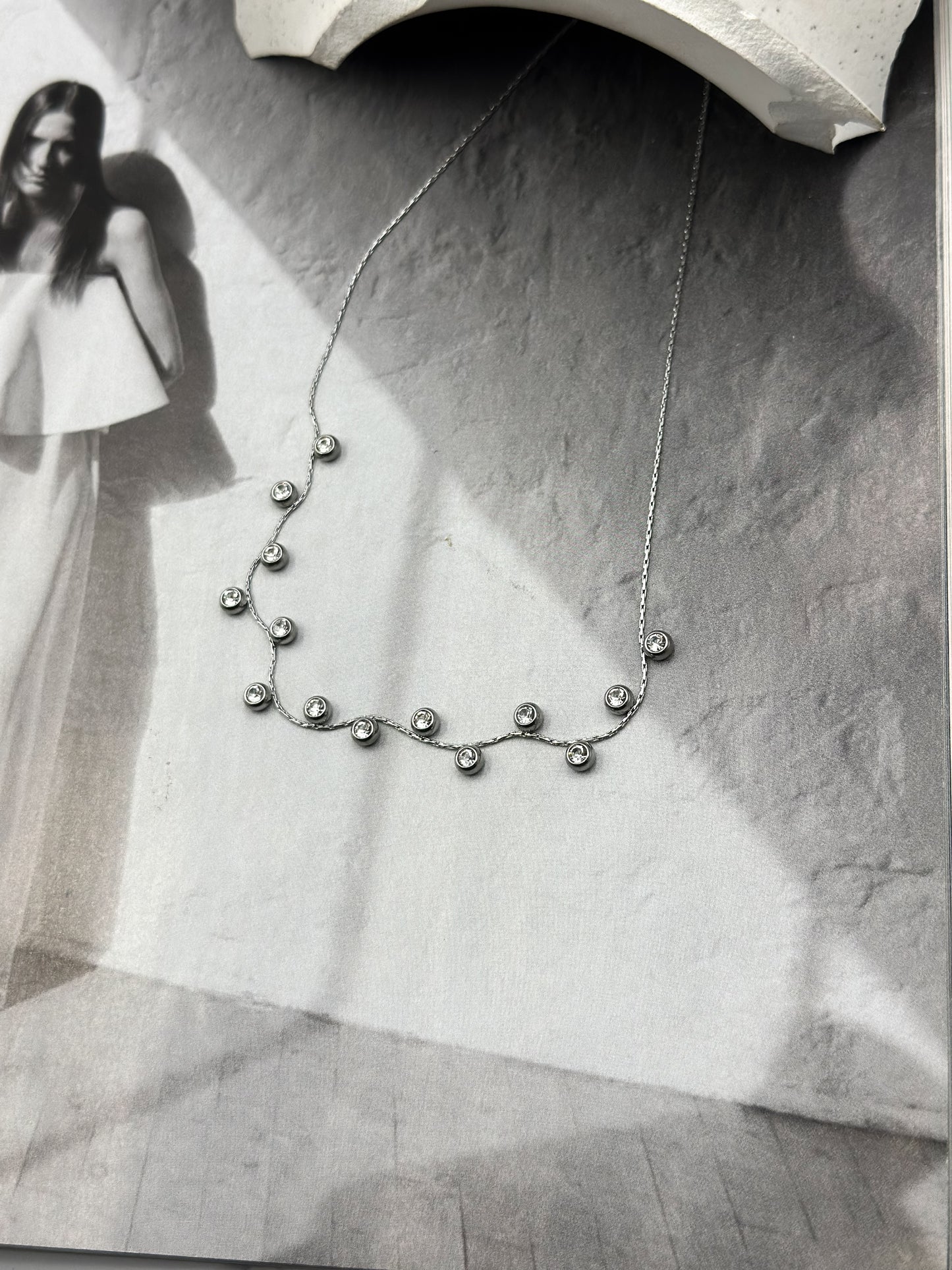 “Zircon drops” Necklace