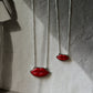 “Red kiss” necklace