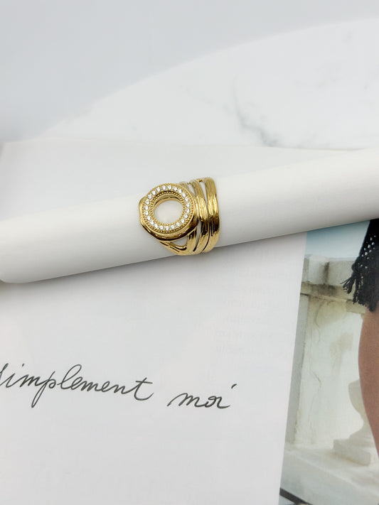 “Glow circle” ring