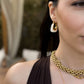 Ivory Luxe Hoops