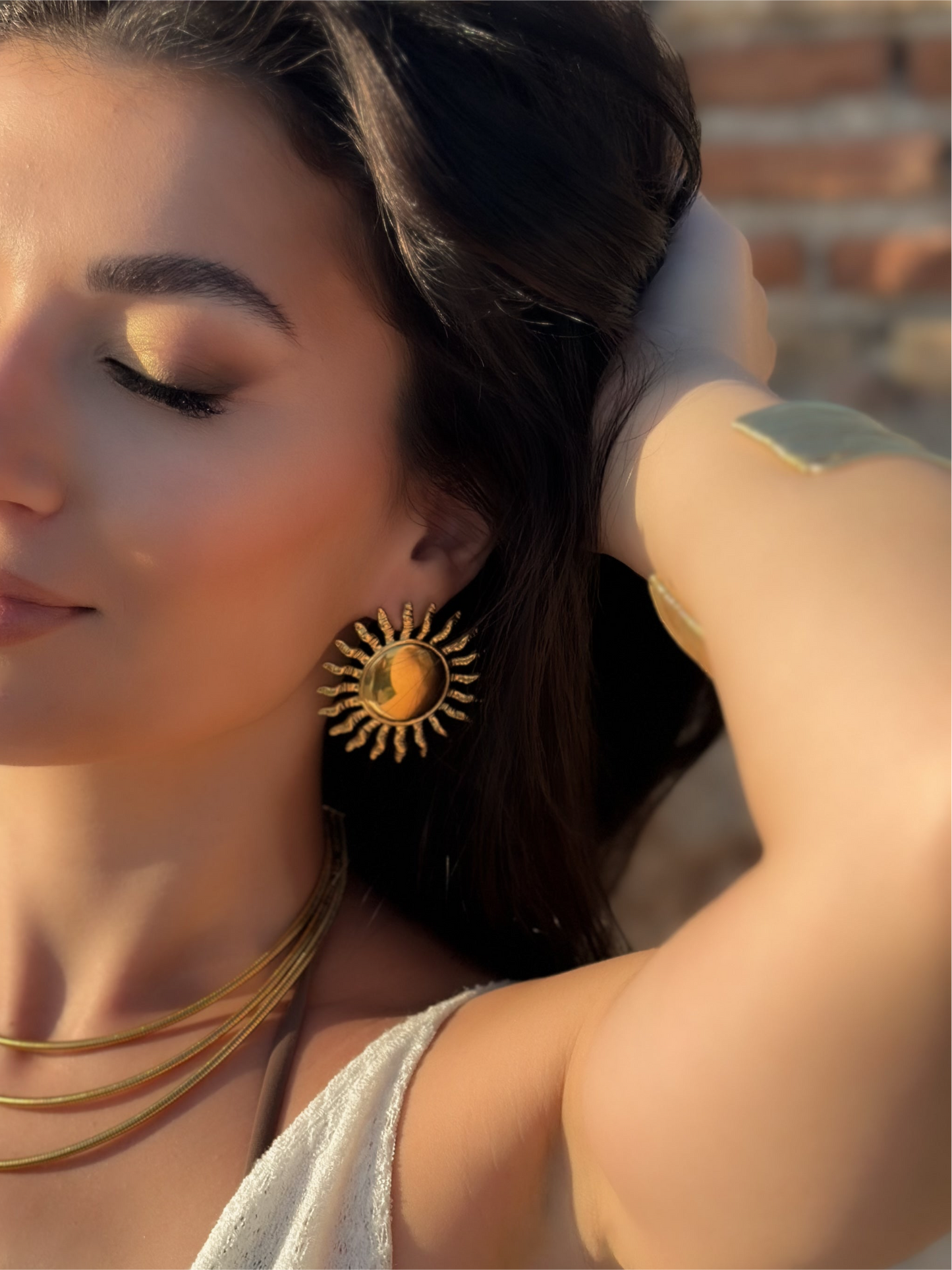 Sun earrings 