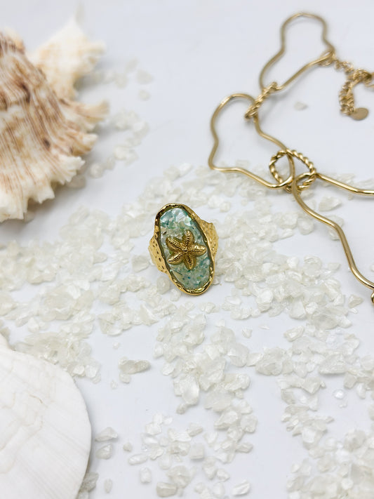 “Star of the sea” ring