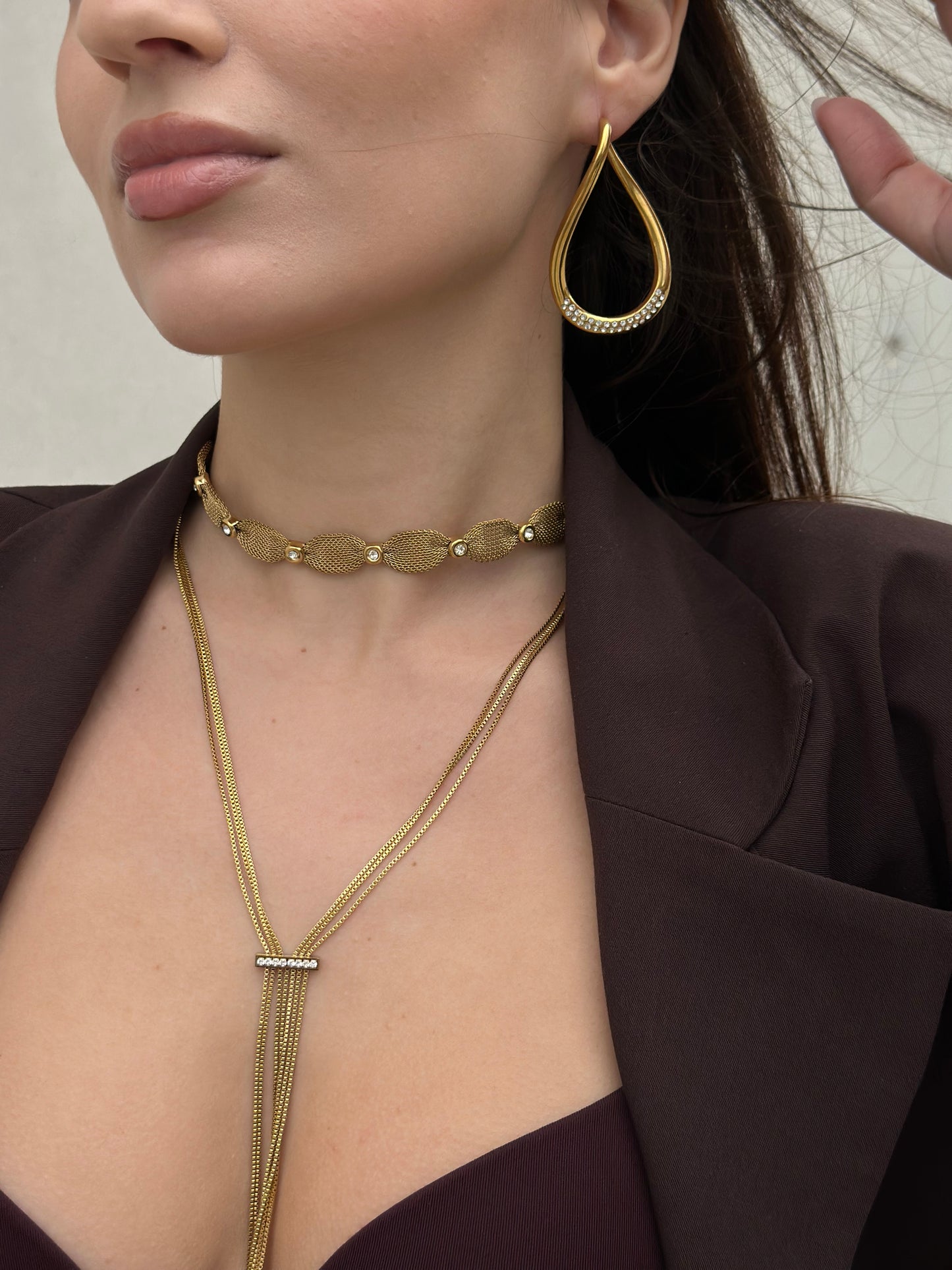 “Mesh Elegance” Necklace