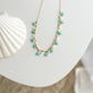 “Turquoise starfish” necklace