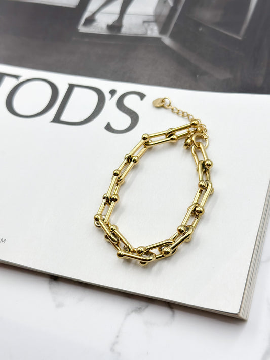 Gold Link Bracelet