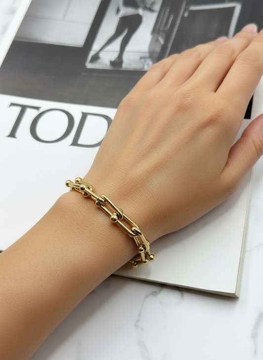 Gold Link Bracelet
