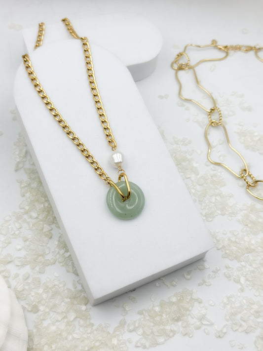 “Lira Verde” necklace