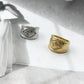 Zircon eye ring