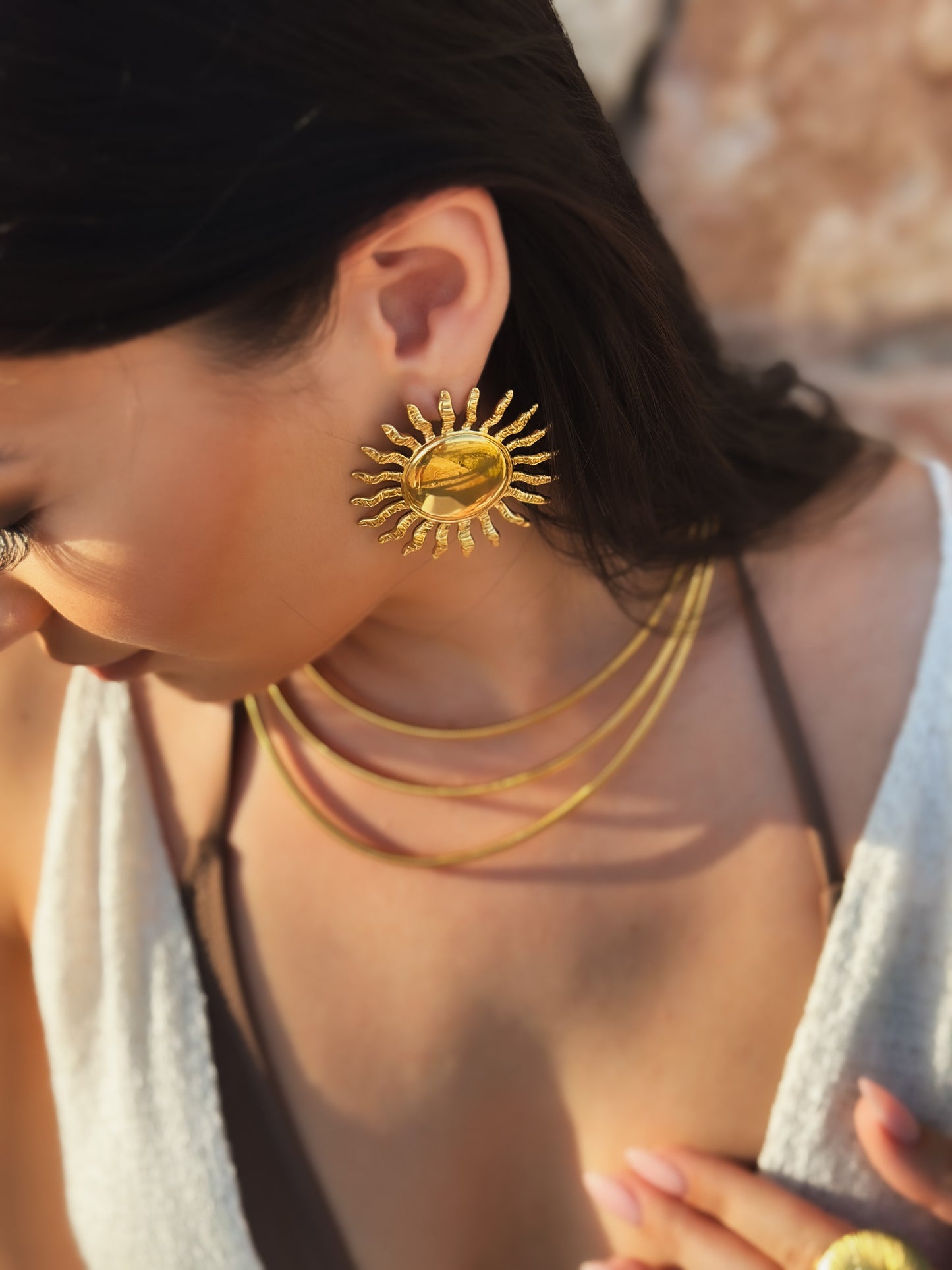 Sun earrings 