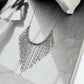 “Silver Cascade” necklace